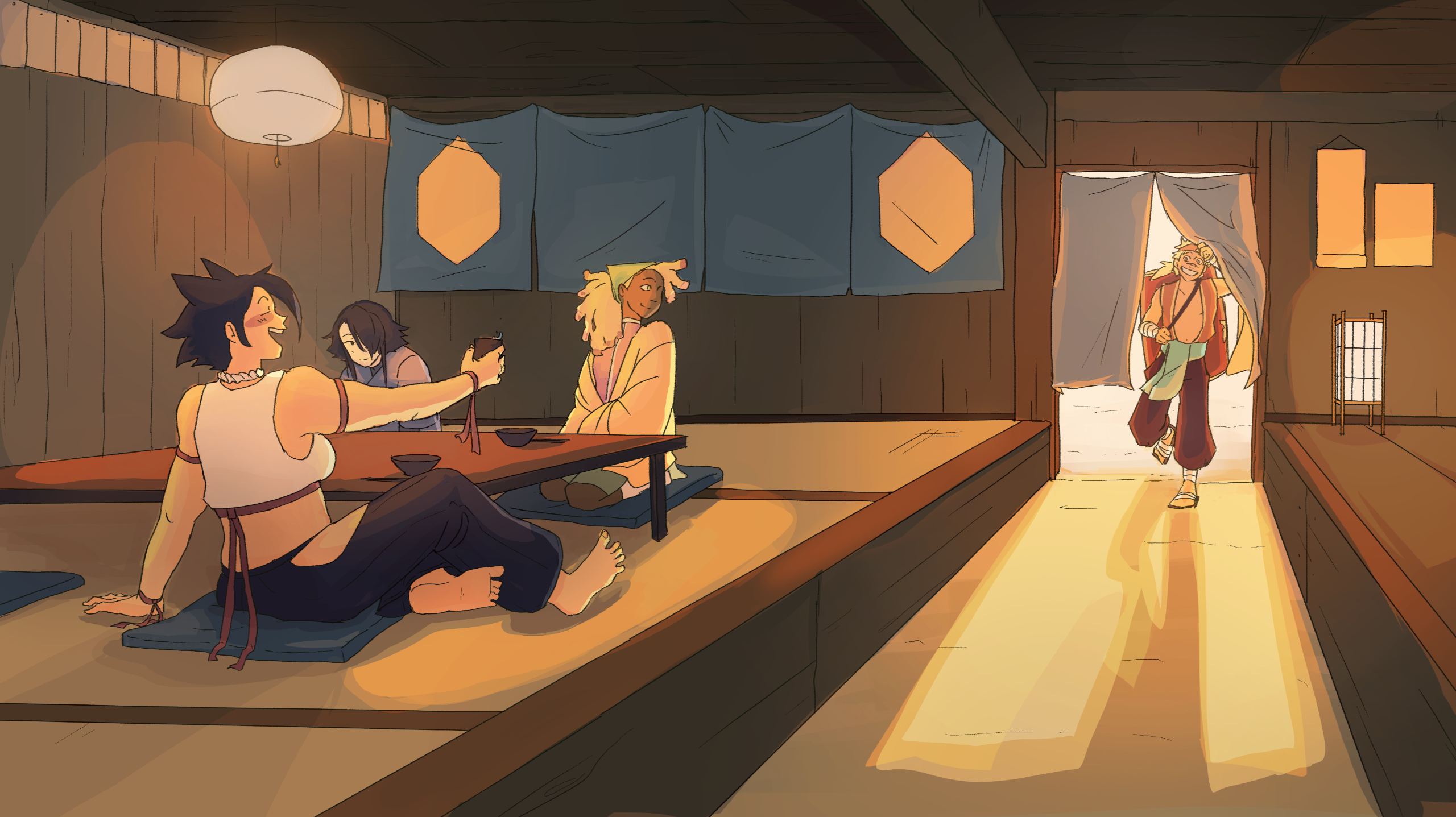 An interior scene