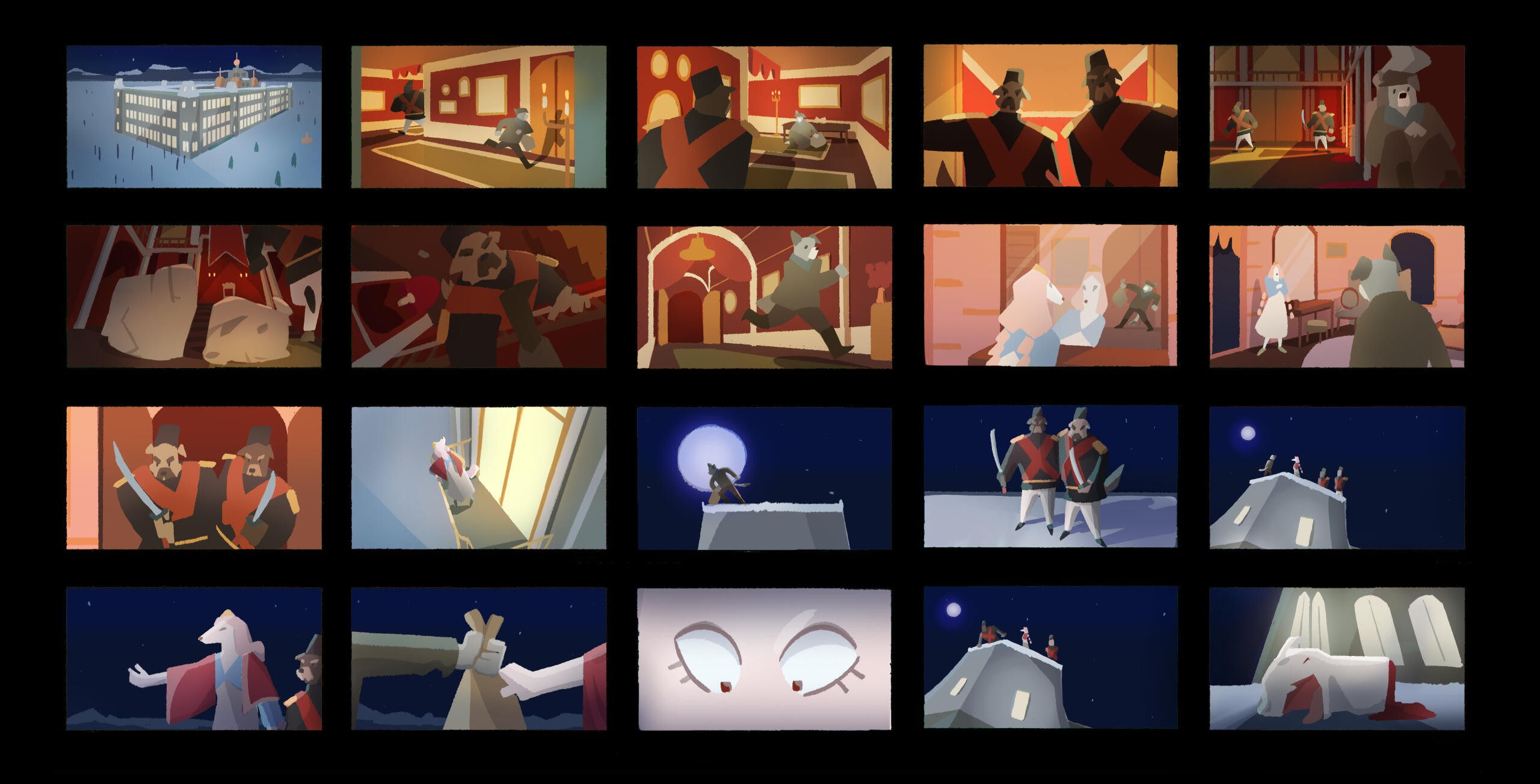 Color Script (Eva Lim and Sophie Lefebure)